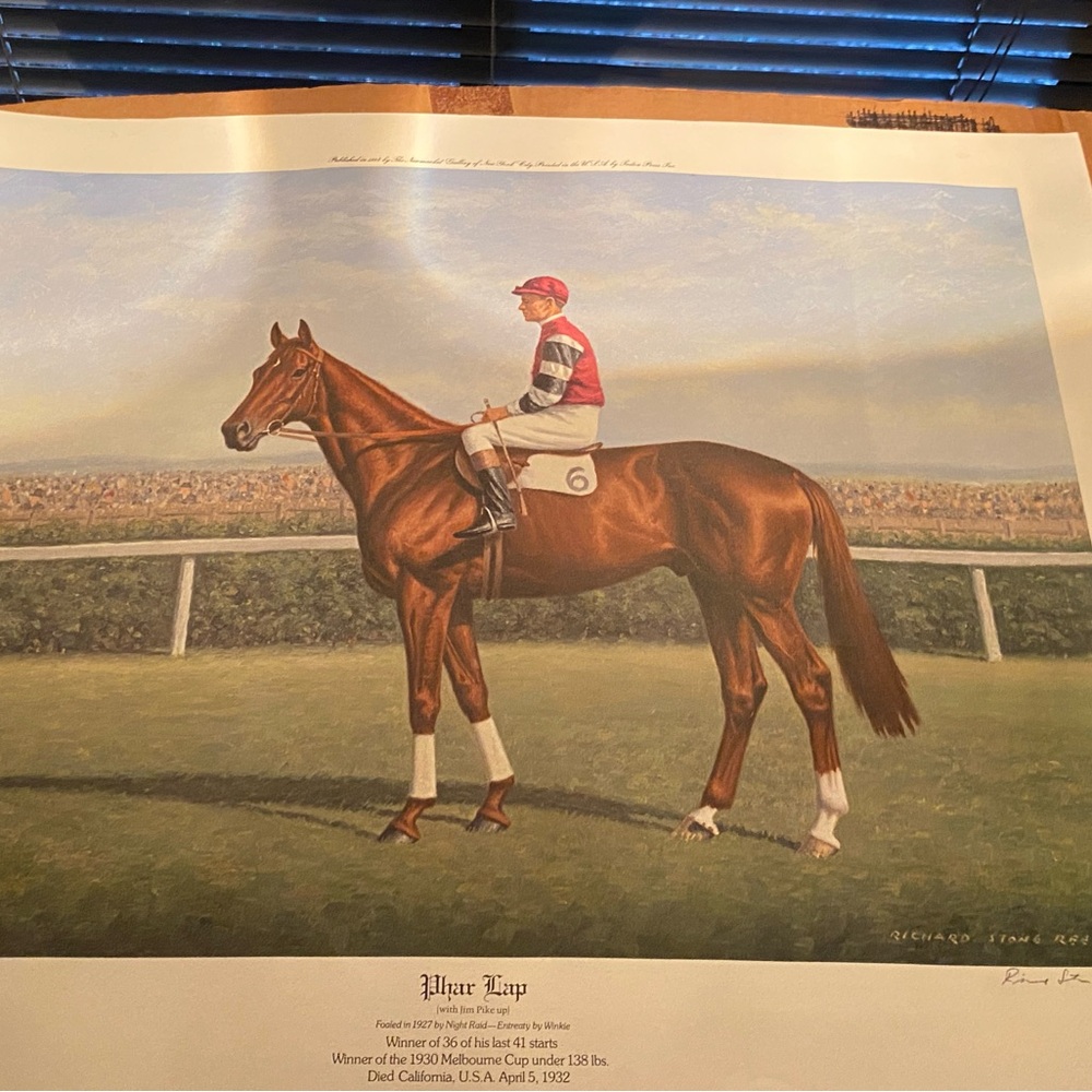 Richard Stone Reeves - Phar Lap - Limited Edition Print